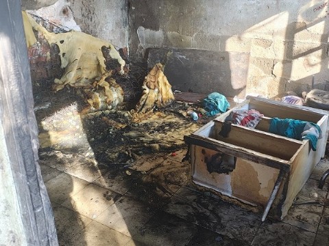 Un hombre terminó herido por el incendio de su colchón cuando estaba durmiendo en Barranqueras