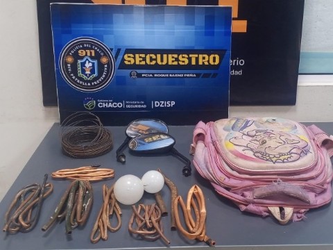 Recuperaron elementos robados de una vivienda en Sáenz Peña