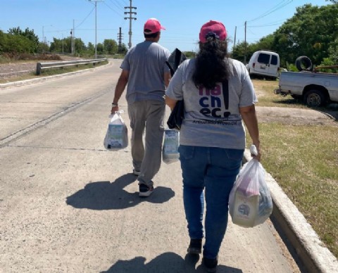 El Gobierno provincial asistió a familias vulnerables en Barranqueras