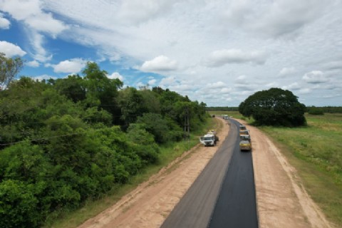 Avanzan las obras en la Ruta Provincial 30 que unirá Colonias Unidas, Ciervo Petiso y Laguna Limpia