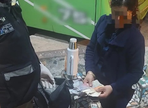 Detuvieron a una mujer con más de 200 gramos de cocaína en la terminal de General San Martín