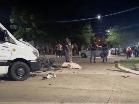 Una adolescente murió tras un siniestro vial en Sáenz Peña