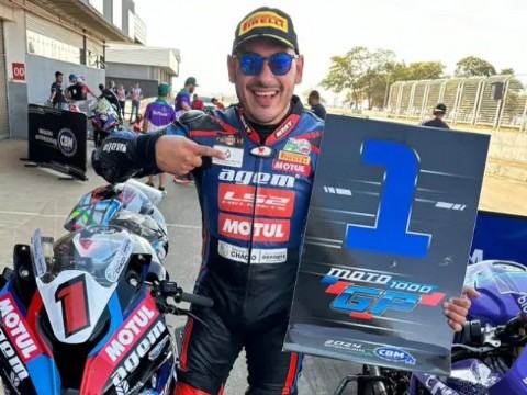Ramiro Gandola confirmó que será de la partida de la temporada de Moto 1000 GP en Brasil