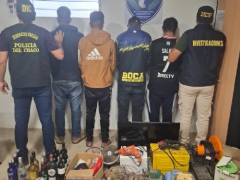 Demoraron a cuatro personas por robar herramientas en Sáenz Peña