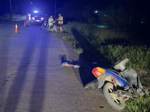 Una mujer murió tras un choque entre motos en Puerto Vilelas