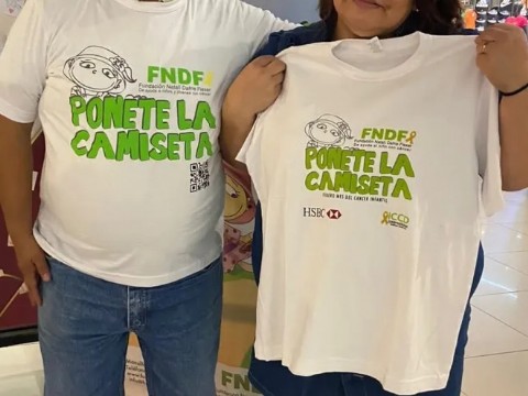 La jornada solidaria “Ponete la camiseta” se realizará en el shopping Sarmiento de Resistencia