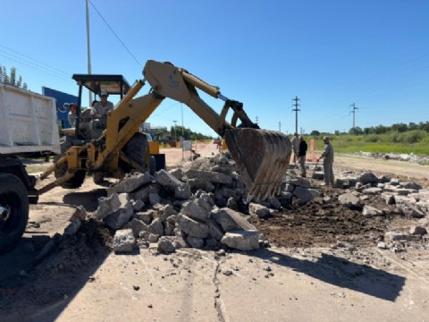 El Gobierno provincial continúa con trabajos en avenida Soberanía Nacional y el Parque 2 de Febrero