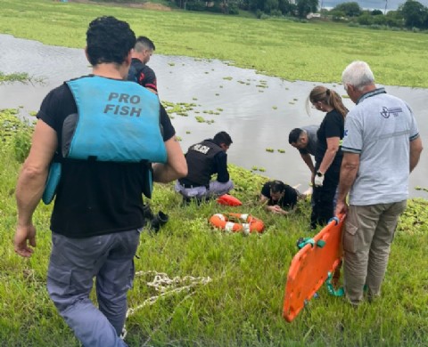Tras un rápido despliegue, rescataron a un joven que cayó a una laguna en General San Martín