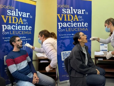 La provincia incorpora el hisopado bucal para sumar donantes de médula ósea