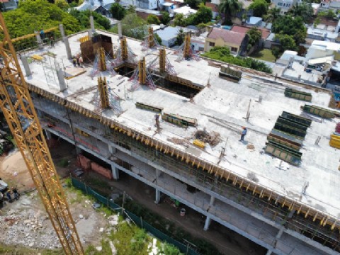 Avanza la construcción del nuevo edificio de INSSSEP