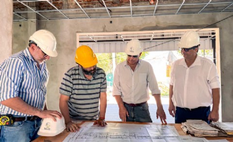 El Gobierno provincial avanza con las obras en el hospital de Villa Ángela