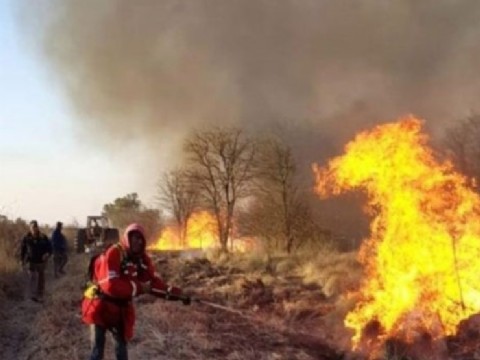 La provincia se encuentra en alerta por riesgo de incendios