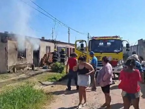 Un cortocircuito provocó un incendio en una casa de Resistencia