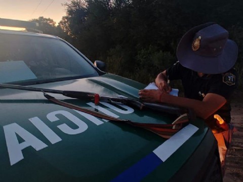 Secuestraron una escopeta tras un control rural en Juan José Castelli
