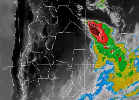 Lluvias dispares en la provincia con continuidad de alerta