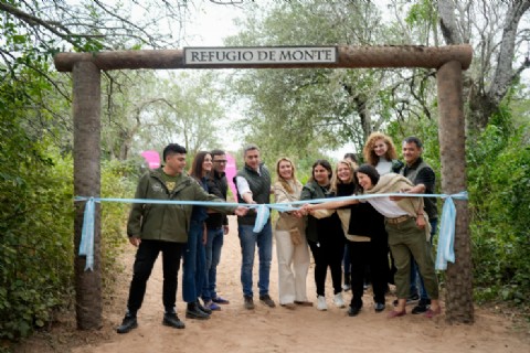 El Gobierno provincial inauguró el Refugio de Monte en La Armonía