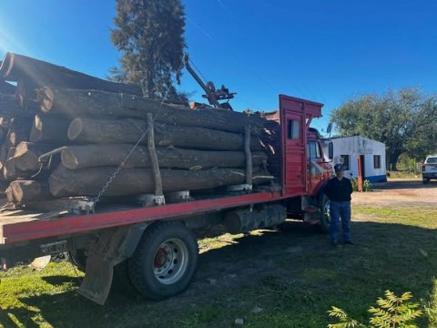 Secuestraron un camión cargado con 7 mil kilos de algarrobo en Tres Isletas
