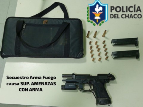 Un hombre amenazó de muerte a su madre y terminó detenido en Las Breñas