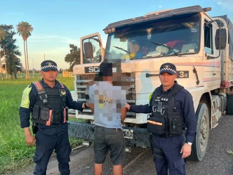 Camionero fue demorado por realizar maniobras peligrosas en Sáenz Peña