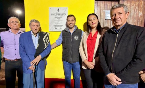 Mesón de Fierro cuenta con una nueva cancha de vóley en el club Sportivo Necochea