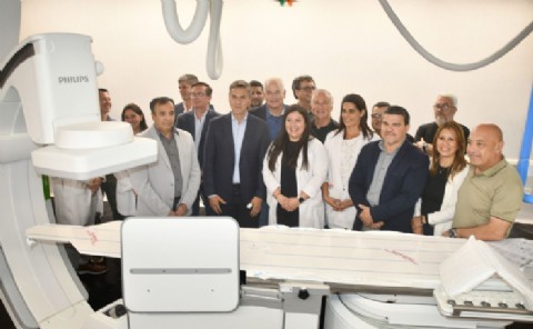 El Gobierno provincial inauguró la obra civil de la Sala de Hemodinamia del Hospital Perrando