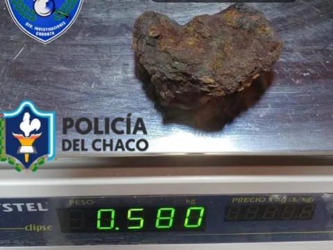 Detuvieron a un hombre que intentaba vender un meteorito por redes sociales en Charata