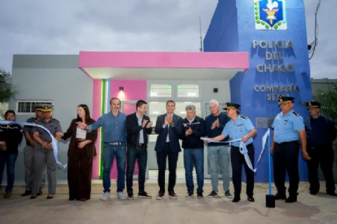 El Gobierno provincial inauguró la nueva comisaría Sexta de Sáenz Peña
