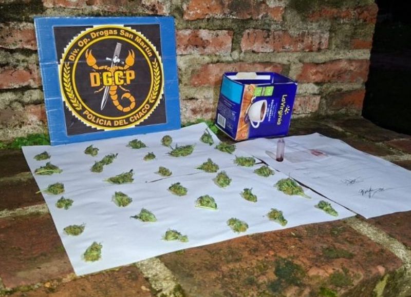 Detuvieron a un joven que vendía marihuana en una plazoleta de General San Martín