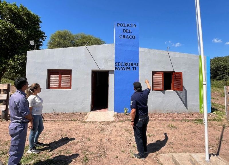 Avanzan las obras para reactivar la sección rural en Pampa Once