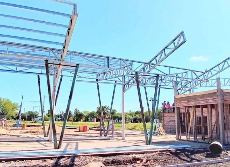 Avanza la construcci n de la Terminal de mnibus de Colonia Elisa