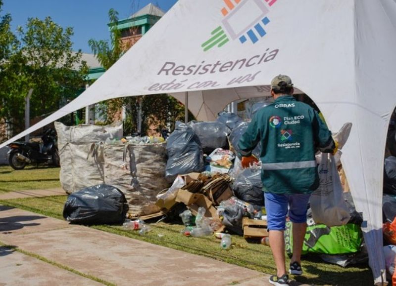 Este sábado, el programa "Eco Ciudad Recicla" de Resistencia llega a Villa Don Andrés