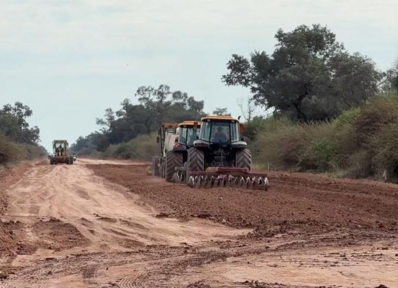 El Gobierno provincial comenzó con los trabajos de la ruta Miraflores– Las Hacheras