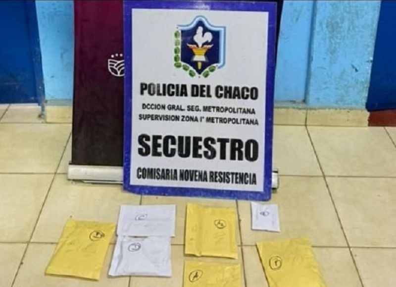 Tres hombres fueron detenidos con cocaína y más de 295 mil pesos en Resistencia