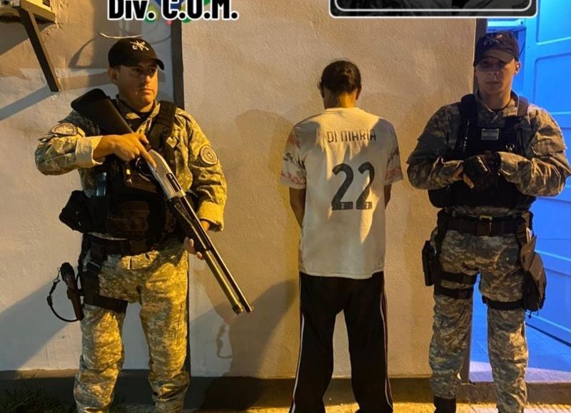 Operativo “Lince” en Sáenz Peña: detuvieron a un hombre con pedido de captura