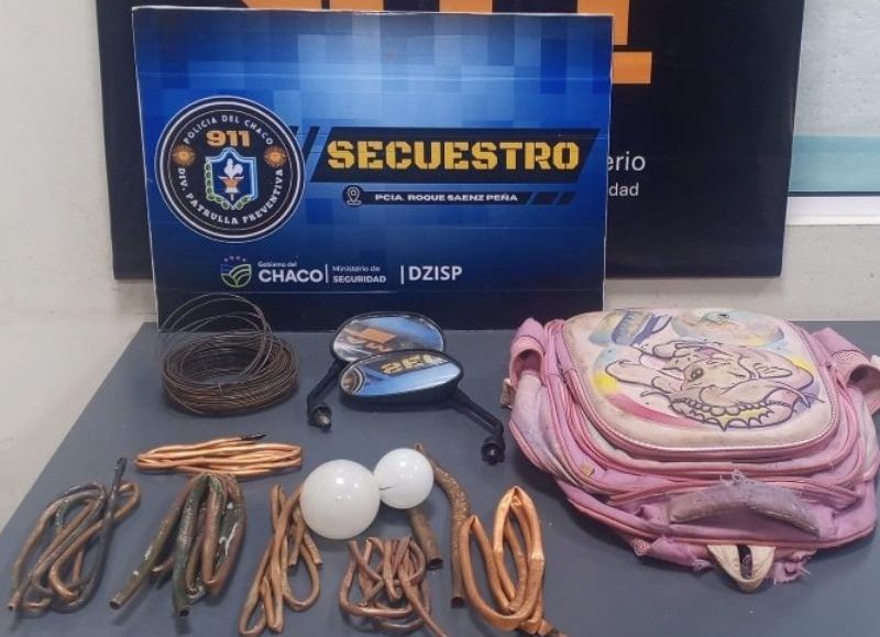 Recuperaron elementos robados de una vivienda en Sáenz Peña
