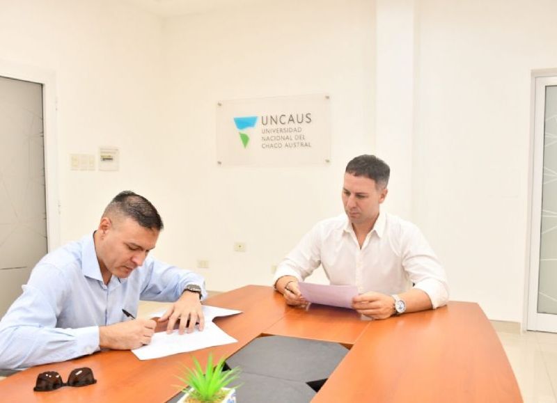 UNCAUS realizó un acuerdo académico con la UEGP “San Roque” de Sáenz Peña