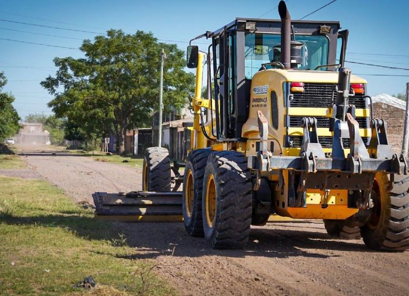 La Municipalidad de Barranqueras concretó tareas viales en el barrio San Cayetano