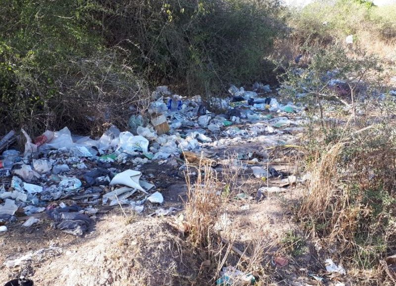 Se va gestando un minibasural en Fontana y a pocas cuadras del centro