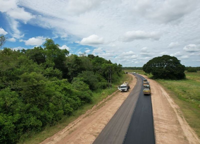 Avanzan las obras en la Ruta Provincial 30 que unirá Colonias Unidas, Ciervo Petiso y Laguna Limpia