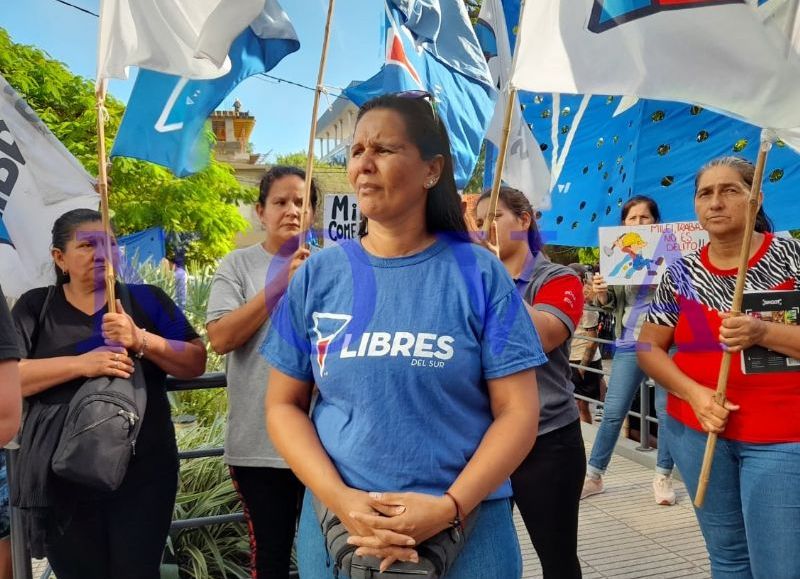 Libres del Sur Territorial se movilizó para reclamar "la falta de acompañamiento social"
