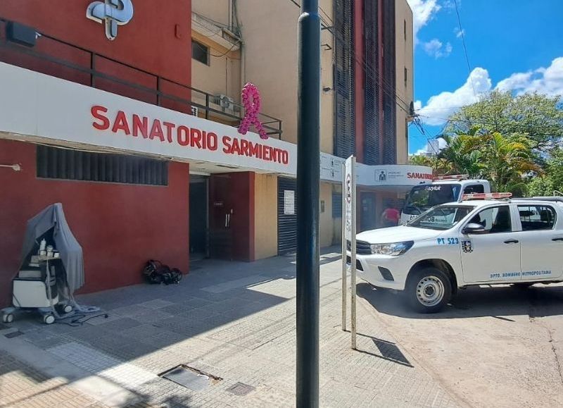 El Sanatorio Sarmiento de Resistencia sufri un incendio tras