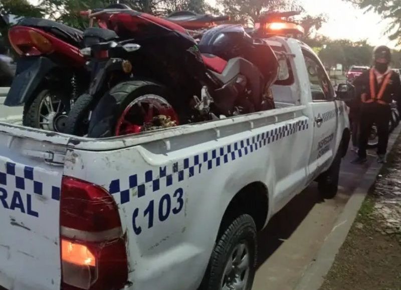 Secuestraron nueve motos a "wileros" y labraron seis actas de infracción en Sáenz Peña