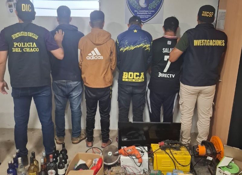 Demoraron a cuatro personas por robar herramientas en Sáenz Peña