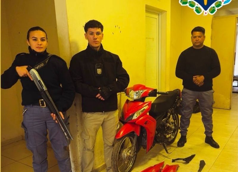 Castelli: recuperaron una moto robada en un operativo en la zona de chacras