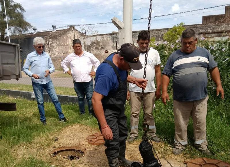 Sameep instaló nueva bomba en pozo cloacal de Sáenz Peña