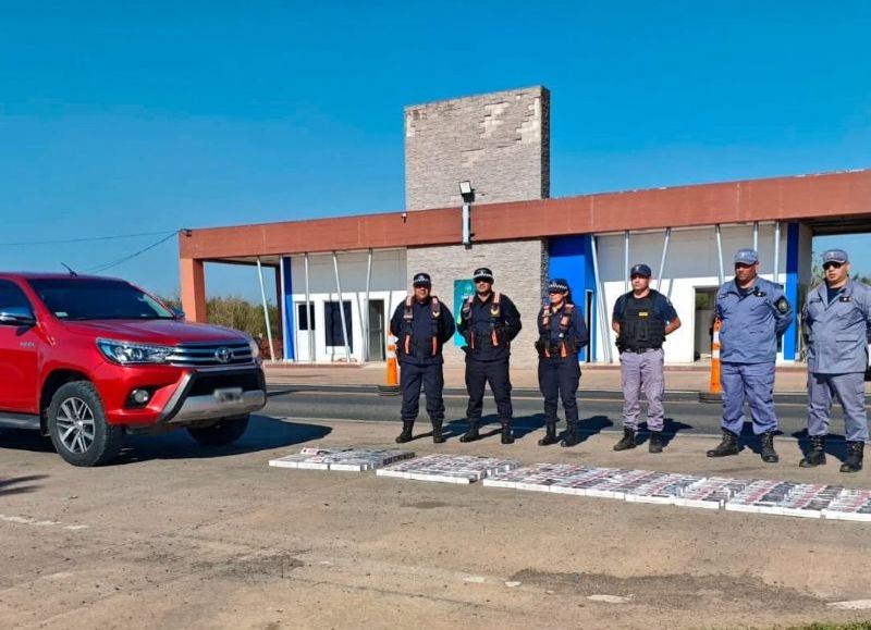 Incautan cargamento de cigarrillos sin aval aduanero valuado en más de un millón de pesos en Puerto Eva Perón