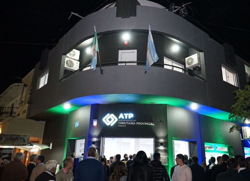 Capitanich inaugur la nueva sede de ATP en S enz Pe a para