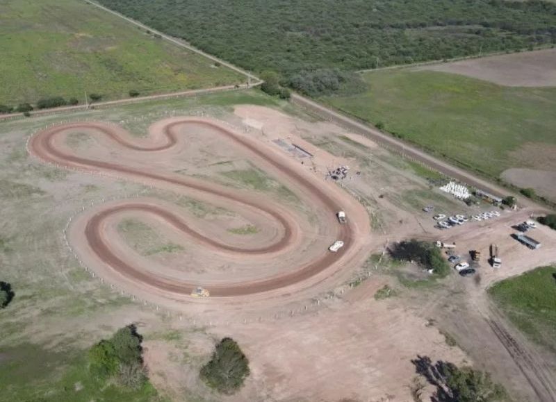 Avanzan las obras en el kartódromo municipal de Sáenz Peña