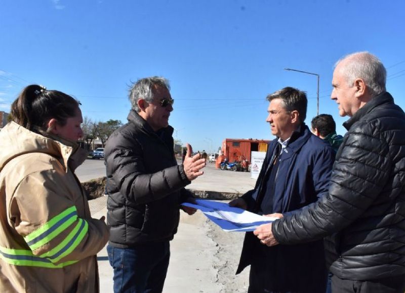El Gobierno provincial constató el avance de la avenida Islas Malvinas y Soberanía Nacional de Resistencia