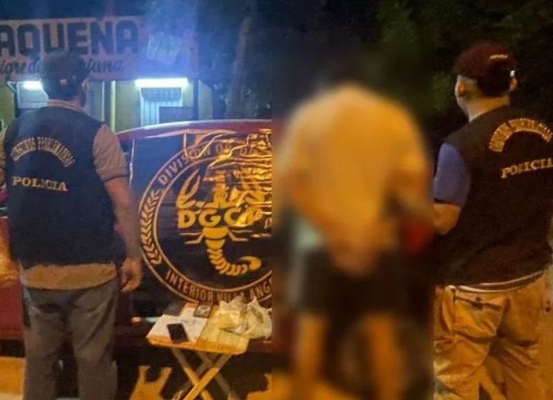 Dos detenidos y más de 400 gramos de cocaína secuestrados en La Tigra